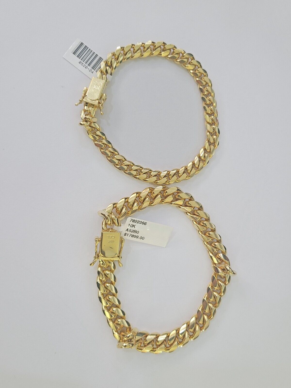 Real 10k Miami Cuban Bracelet Yellow Gold 6mm 9mm Men Women 7" 7.5" 8" 8.5" 9"
