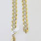 10k Yellow Gold chain Cuban Curb Link Solid Necklace REAL 12mm 20"-30" DISCOUNT