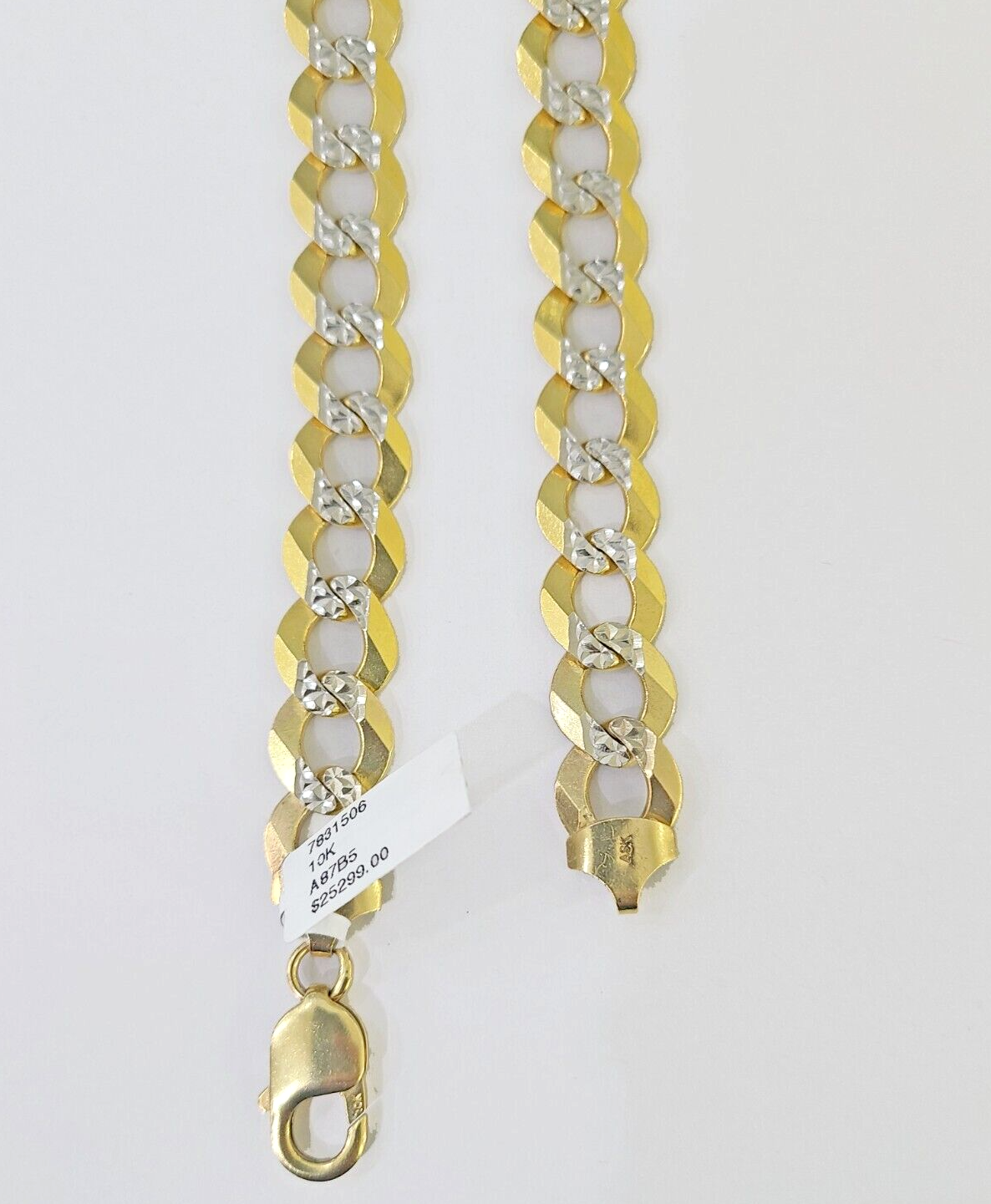 10k Yellow Gold chain Cuban Curb Link Solid Necklace REAL 12mm 20"-30" DISCOUNT