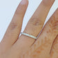 Real 14k White Gold Diamond Ladies Ring Band Set Tear drop 2CT Natural Diamond