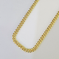 10K Miami Cuban Link Chain Yellow Gold Real 5mm 24 inch Necklace