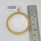 Real 14k Bezel Ring Centenario Coin Yellow Gold Mexico Mexican Coin