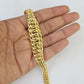 10K Gold Flat Byzantine Link Princesa Bracelet 7mm 7.5" inch Real Yellow