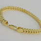 Real 10k Gold Franco Bracelet 9" 5mm 10kt Yellow Gold Authentic 10kt MEN STRONG