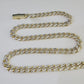 Real 10k Royal Monaco Chain 8mm Diamond Cut 22 inches Yellow Gold Necklace