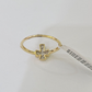 Real 10k Diamond Ladies Ring Jesus Cross Yellow Gold Women Casual