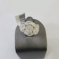 REAL 14k White Gold Diamond Ring Ladies Wedding Engagement Genuine