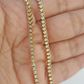 10k Diamond Chain Necklace Yellow Gold Men Women Real Genuine