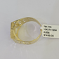 Real 10k Initial H Casual Ring Alphabet Yellow Gold 10kt Genuine