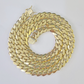 Real 10K Royal Monaco Chain Box Clasp 9mm Gold Necklace 10Kt 24" Genuine