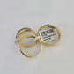 REAL 14k Diamond Ring Yellow Gold Ladies Men Trio SET Wedding Engagement Genuine