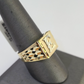 Real 10k Initial E Casual Ring Alphabet Yellow Gold 10kt Genuine