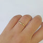 Real 14k Ring Wedding Band Yellow Gold Women Casual 14kt