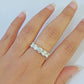 Real 10k Yellow Gold Diamond Ladies Ring Lab Created Women Engagement Wedding