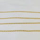 18k Real Solid Rope Chain Yellow Gold 2mm 20" Inch Genuine 18kt Necklace