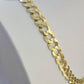 14k Cuban Curb Link Chain Solid Yellow Gold Necklace 11mm 20"-30" Inch Real