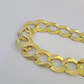 14K Real Yellow Gold Cuban Curb Bracelet Solid 15mm Link 8.5" inch Genuine