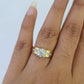 REAL 14k Diamond Ring Yellow Gold Ladies Men Duo SET Wedding Engagement Genuine