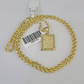 10k Gold Initial Y Charm Rope Chain 16"-26" 2.5mm SET Necklace Alphabet Pendant