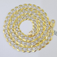 10k Yellow Gold chain Cuban Curb Link Solid Necklace REAL 12mm 20"-30" DISCOUNT