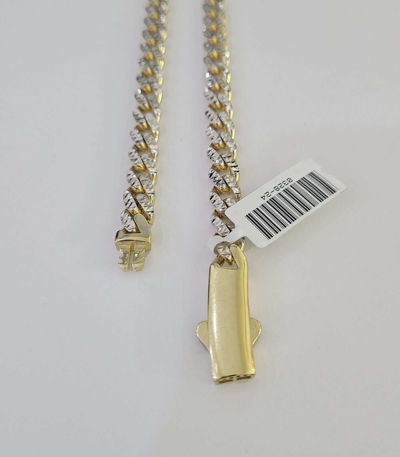 Real 10k Royal Monaco Chain 6mm Diamond Cut 22 inches Yellow Gold Necklace