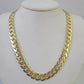 Real 10K Royal Monaco Chain Box Clasp 11mm Gold Necklace 10Kt 24" Genuine