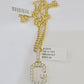 10K Gold Miami Cuban Chain G Initial Diamond Charm Length 18"-26" 3mm REAL