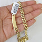 Real 10k Royal Monaco Chain 6mm 20 inches Yellow Gold Necklace Men Women