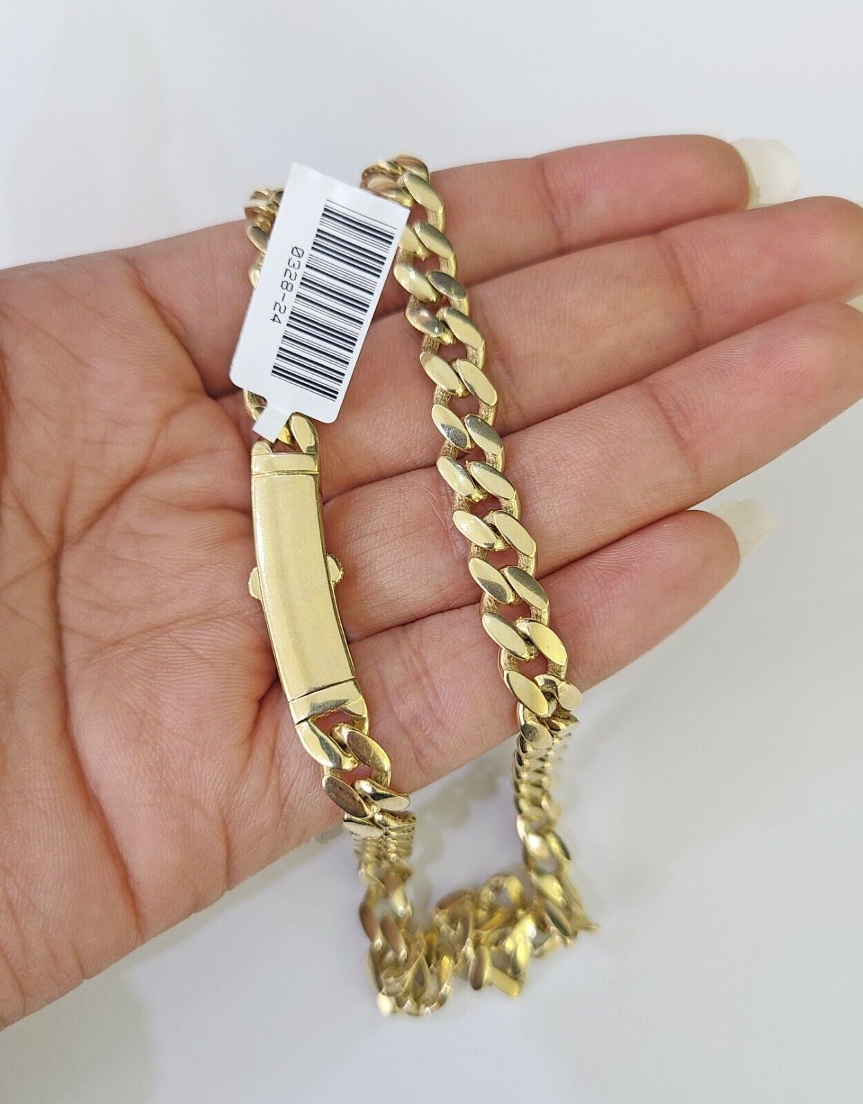 Real 10k Royal Monaco Chain 6mm 20 inches Yellow Gold Necklace Men Women