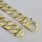 Real 10k Miami Cuban Link Bracelet Solid Gold 20mm 9.5" Lobster Lock Yellow