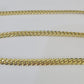 10k Miami Cuban Link Chain Necklace Solid Yellow Gold 6mm 18-26 Inches Real