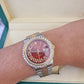 ROLEX  Datejust Stainless Watch Roman Dial Diamond Bezel 36mm Men