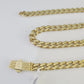 Real 10k Royal Monaco Chain 6mm Diamond Cut 22 inches Yellow Gold Necklace