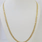 Real 10k Yellow Gold Cuban Curb Link chain 4mm 18-26Inch SOLID Necklace DISCOUNT