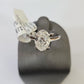 REAL 14k White Gold Diamond Ring Lab Created Ladies Wedding Engagement Genuine