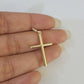 10k 3mm Rope Chain Jesus Cross Pendant 18"-30" Yellow Gold Set Charm Necklace