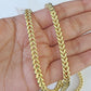 Real 10k Franco Chain Yellow gold 4mm 24inch necklace lobster lock 10kt