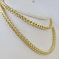 Real 10k Franco Chain Yellow gold 4mm 24inch necklace lobster lock 10kt