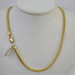 Real 10k Solid Palm Chain Yellow Gold 3mm Men Women Necklace 24" Genuine