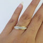 REAL 10k Diamond Ring Yellow Gold Ladies Men Trio SET Wedding Engagement Genuine