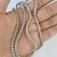 10k Diamond Chain Necklace Yellow Gold Men Women Diamond Cuts Real Genuine