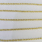 14k Solid Rope Chain Necklace 2mm 16"-24" Inch Yellow Gold Men Women 14Kt