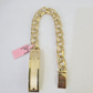 14k Chino ID Bracelet Yellow Gold Size 8.5" Inches Box Lock Real 14kt