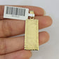 10K Gold Miami Cuban Chain 100 Dollar Bill 18"-28" 3mm REAL Pendant Necklace SET