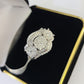 REAL 14k White Gold Diamond Ring Ladies Wedding Engagement Genuine