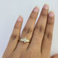 Real 10k Yellow Gold Ring Wedding Engagement Casual 10Kt Genuine