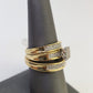 REAL 10k Diamond Ring Yellow Gold Ladies Men Trio SET Wedding Engagement Genuine