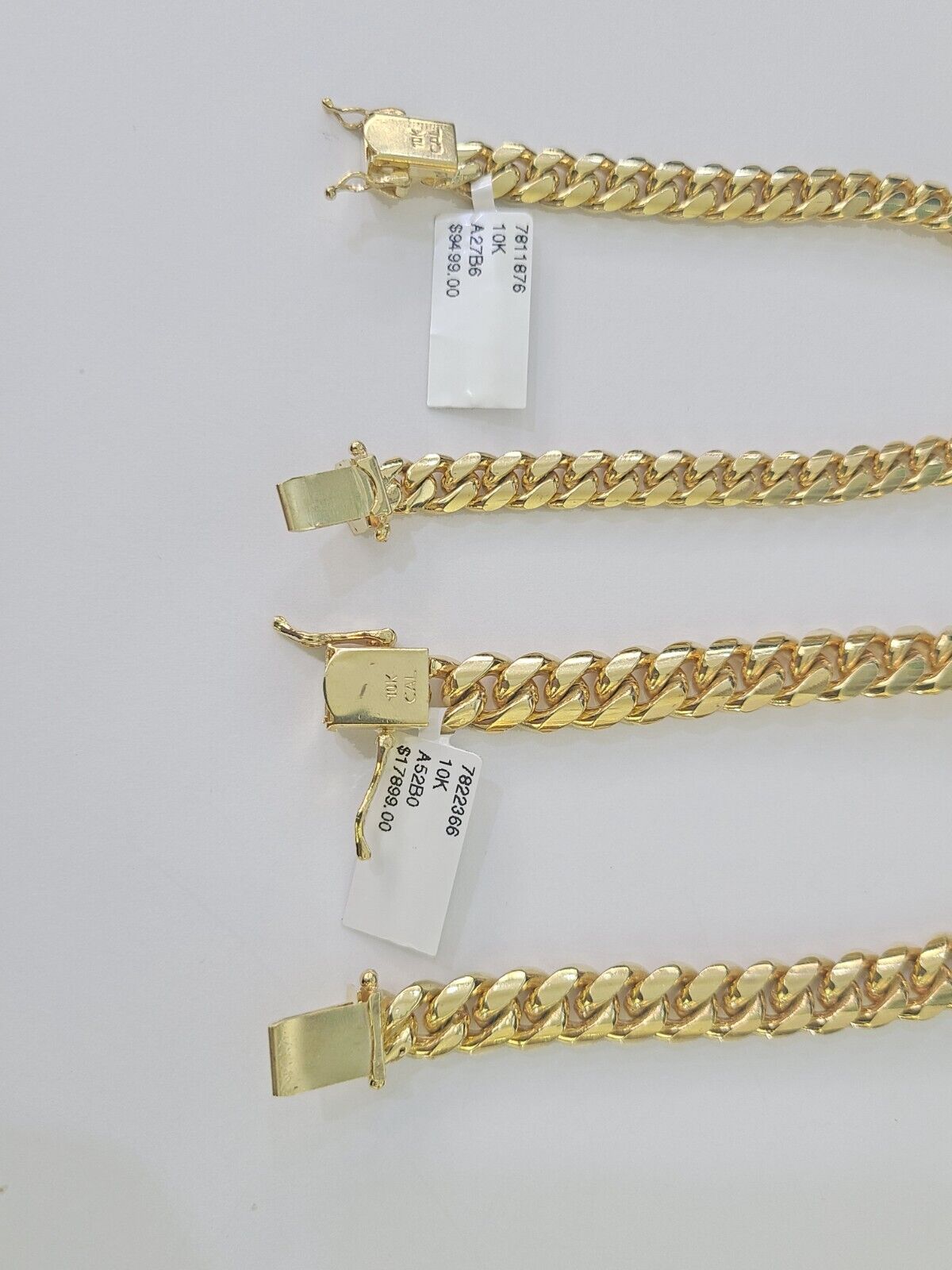 Real 10k Miami Cuban Bracelet Yellow Gold 6mm 9mm Men Women 7" 7.5" 8" 8.5" 9"
