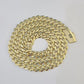 Real 10k Royal Monaco Chain 9mm 18-26 inches Necklace Yellow Gold Box Clasp