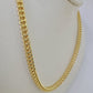 Real 10k Franco Chain Yellow gold 5mm 24inch Necklace lobster lock 10kt